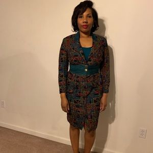 Vintage Paisley Dress